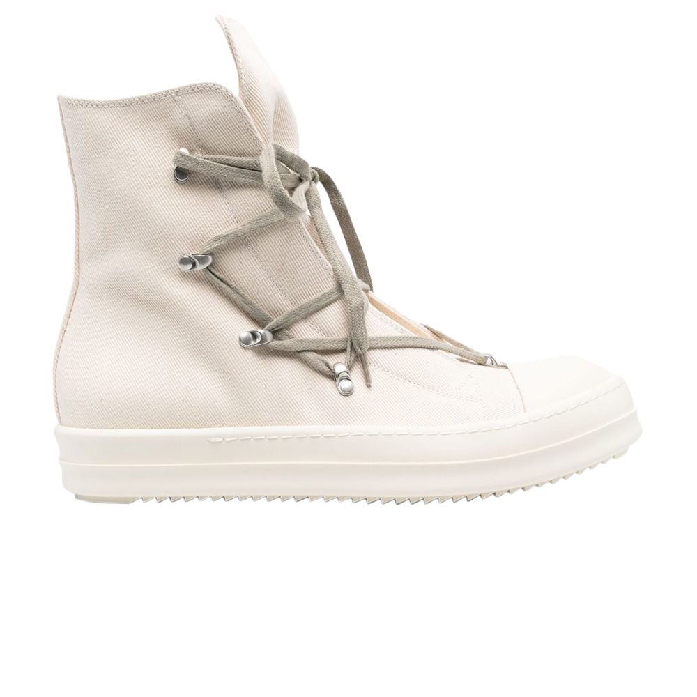 

Высокие кроссовки Rick Owens Wmns DRKSHDW Strobe Cotton Denim Hexa High, кремовый, Бежевый