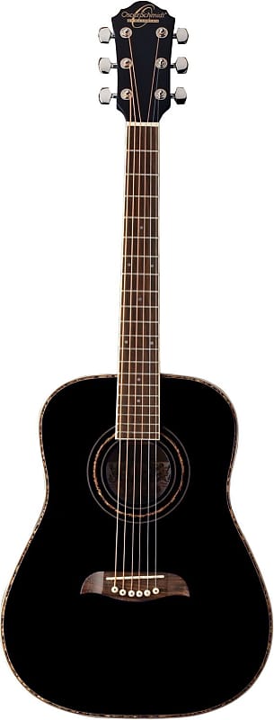 Акустическая гитара Oscar Schmidt - OGHSB-A - 1/2 Size 6-String Acoustic Guitar - Black Gloss Finish