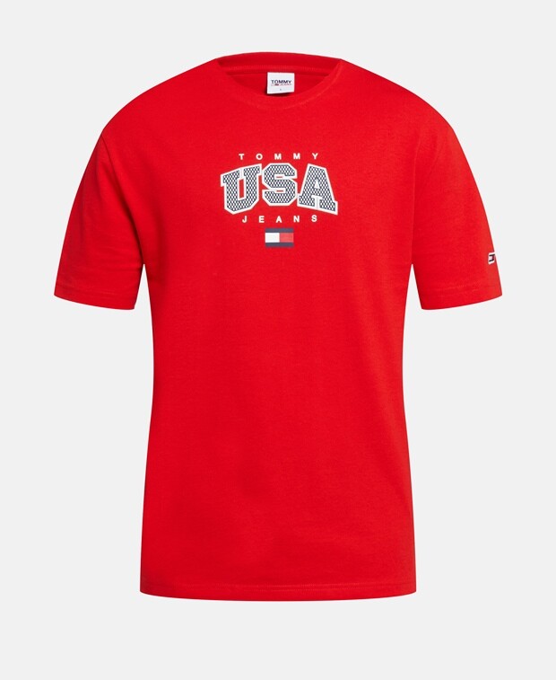 

Футболка Tommy Jeans, красный