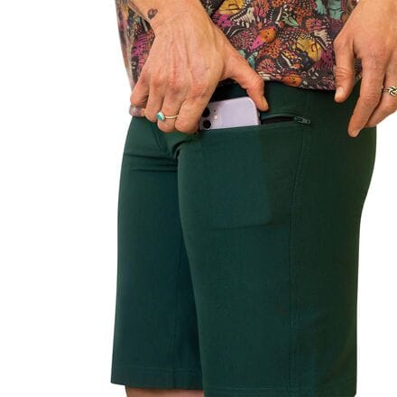 Limitless — шорты с эластичным поясом, высокая посадка, 11 дюймов женские SHREDLY, зеленый