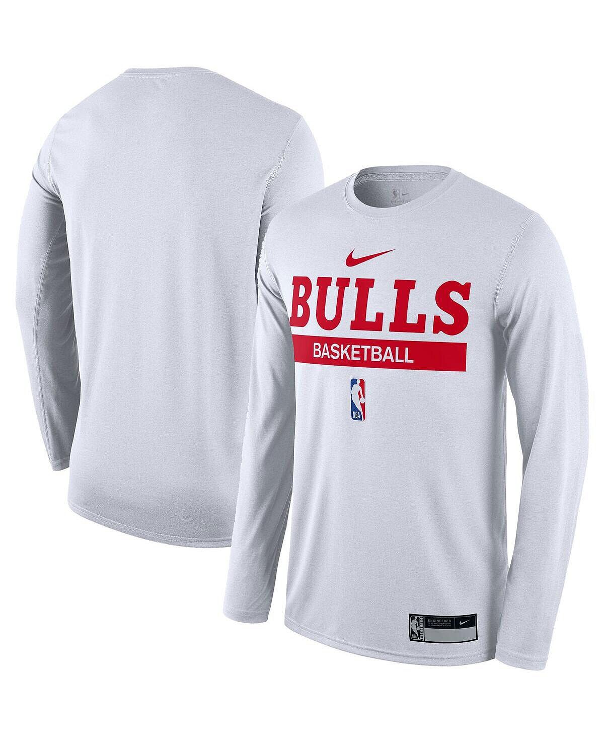 

Мужская белая футболка с длинным рукавом Chicago Bulls Legend On-Court Practice Performance 2022/23 Nike