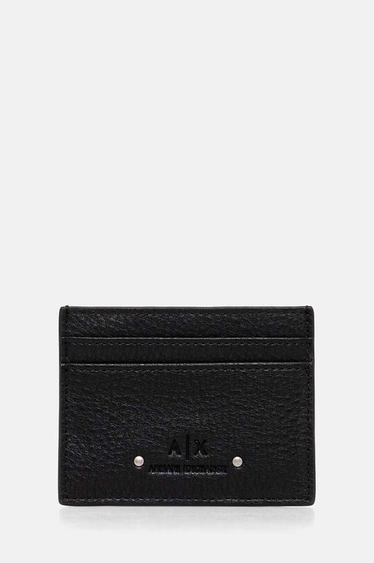 

Чехол для карт Armani Exchange, черный