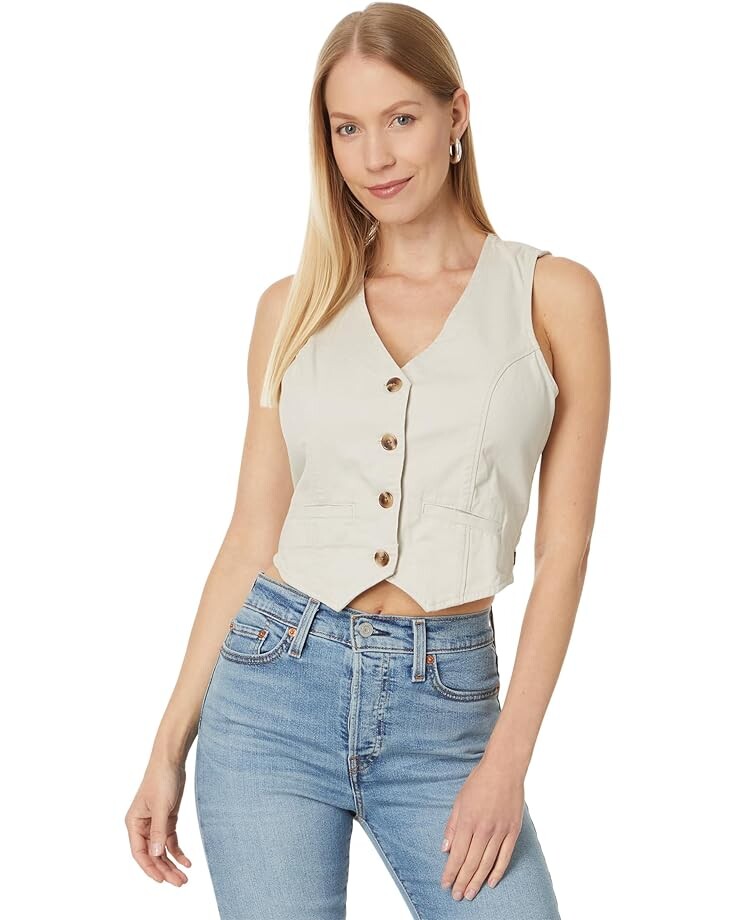 

Утепленный жилет Levi's Premium Jaylah, цвет Sahara Khaki