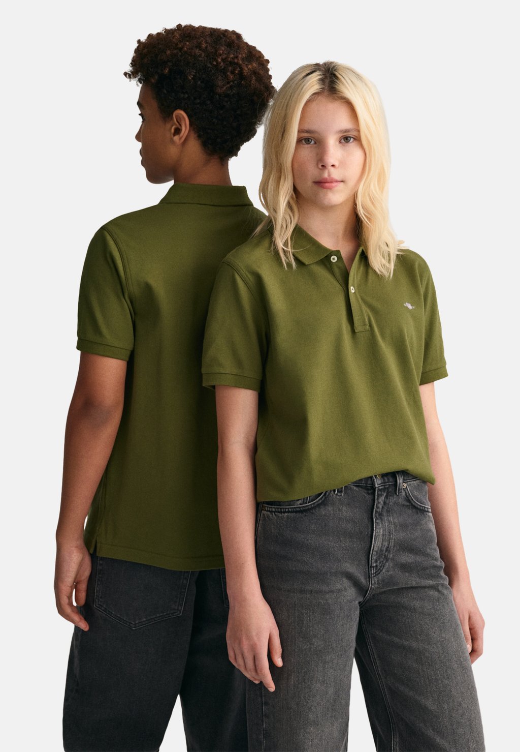 

Рубашка-поло SHIELD UNISEX GANT, цвет kale green