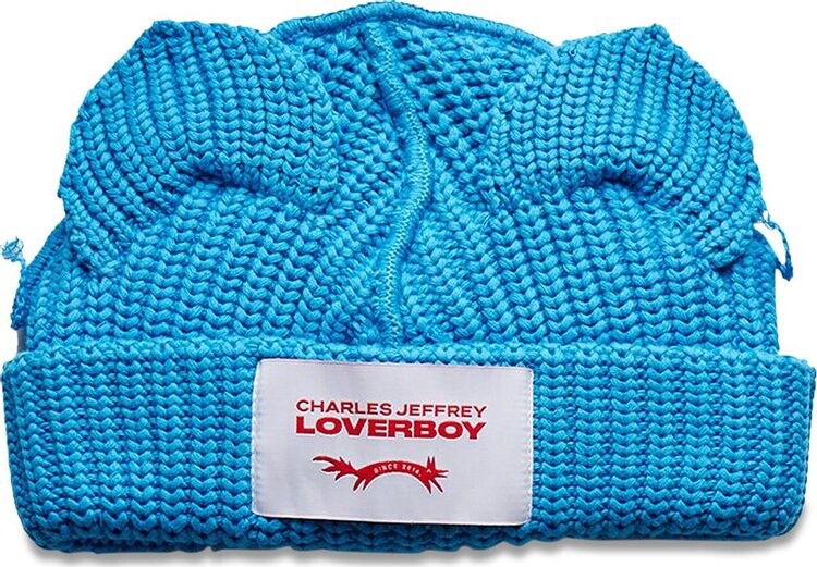 

Шапка Charles Jeffrey Loverboy Chunky Ears 'Blue', синий