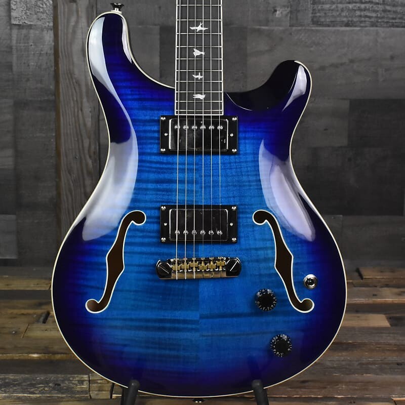 

Электрогитара Paul Reed Smith Hollowbody II - Faded Blue Burst with Hard Shell Case SN:9496