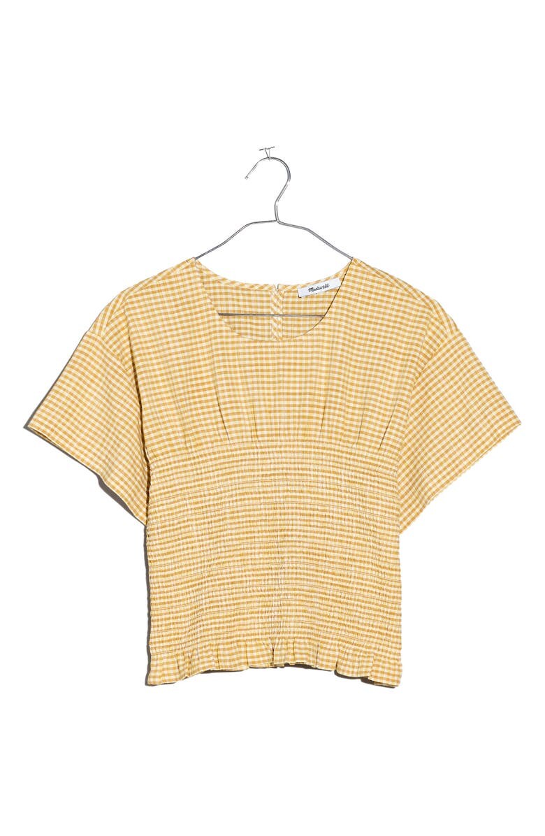 

Присборенный топ из жатого хлопка MADEWELL