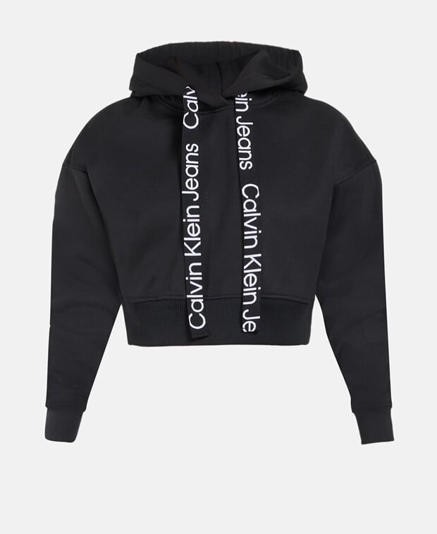 

Толстовка с капюшоном Calvin Klein, икра черная