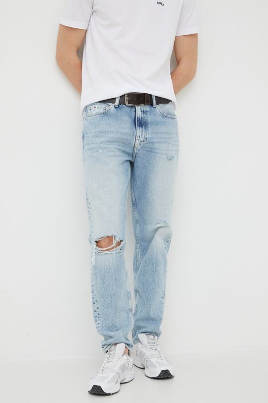 

Хлопковые джинсы Calvin Klein Jeans, синий