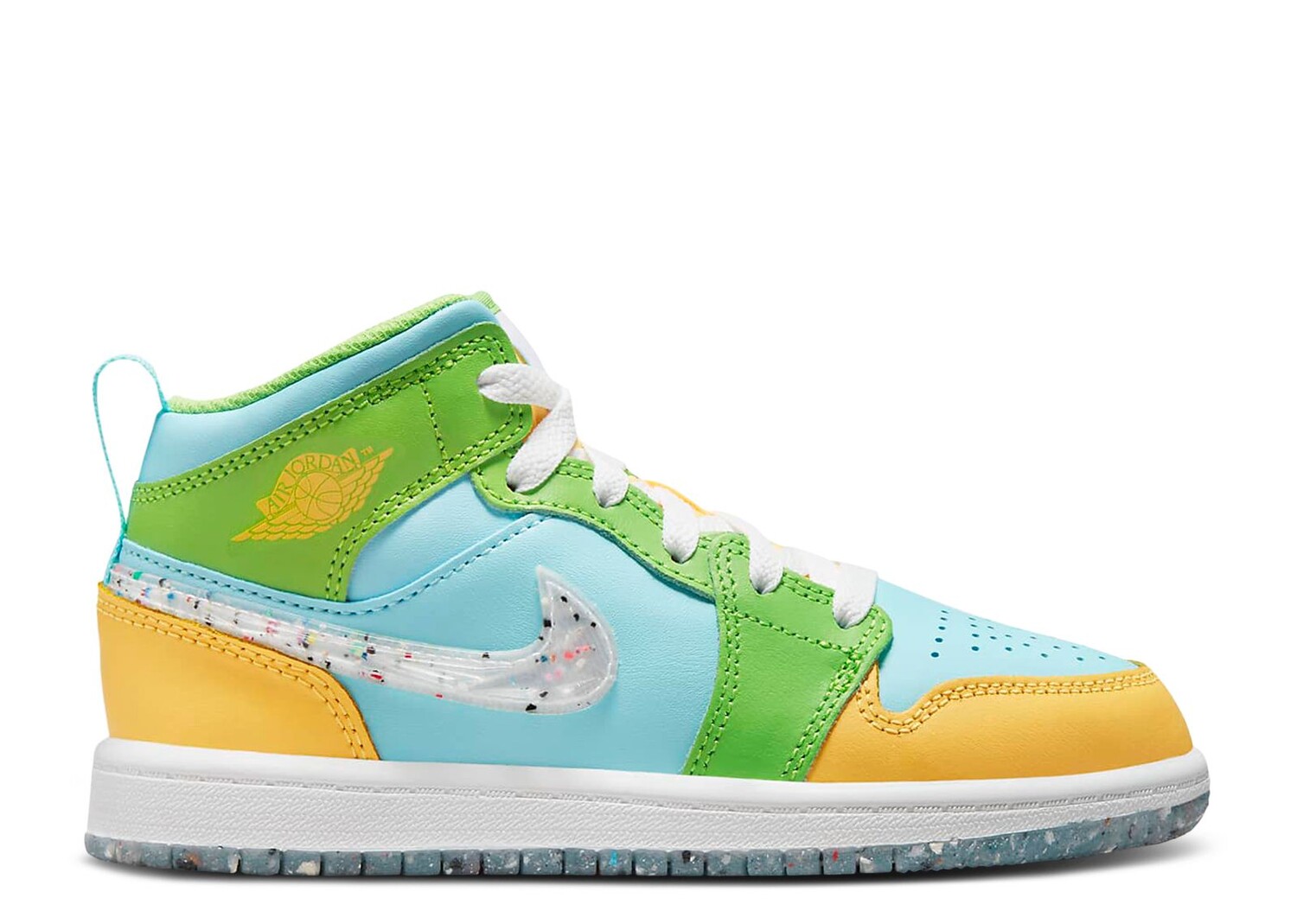 

Кроссовки Air Jordan Air Jordan 1 Mid Se Ps 'Recycled Grind', синий