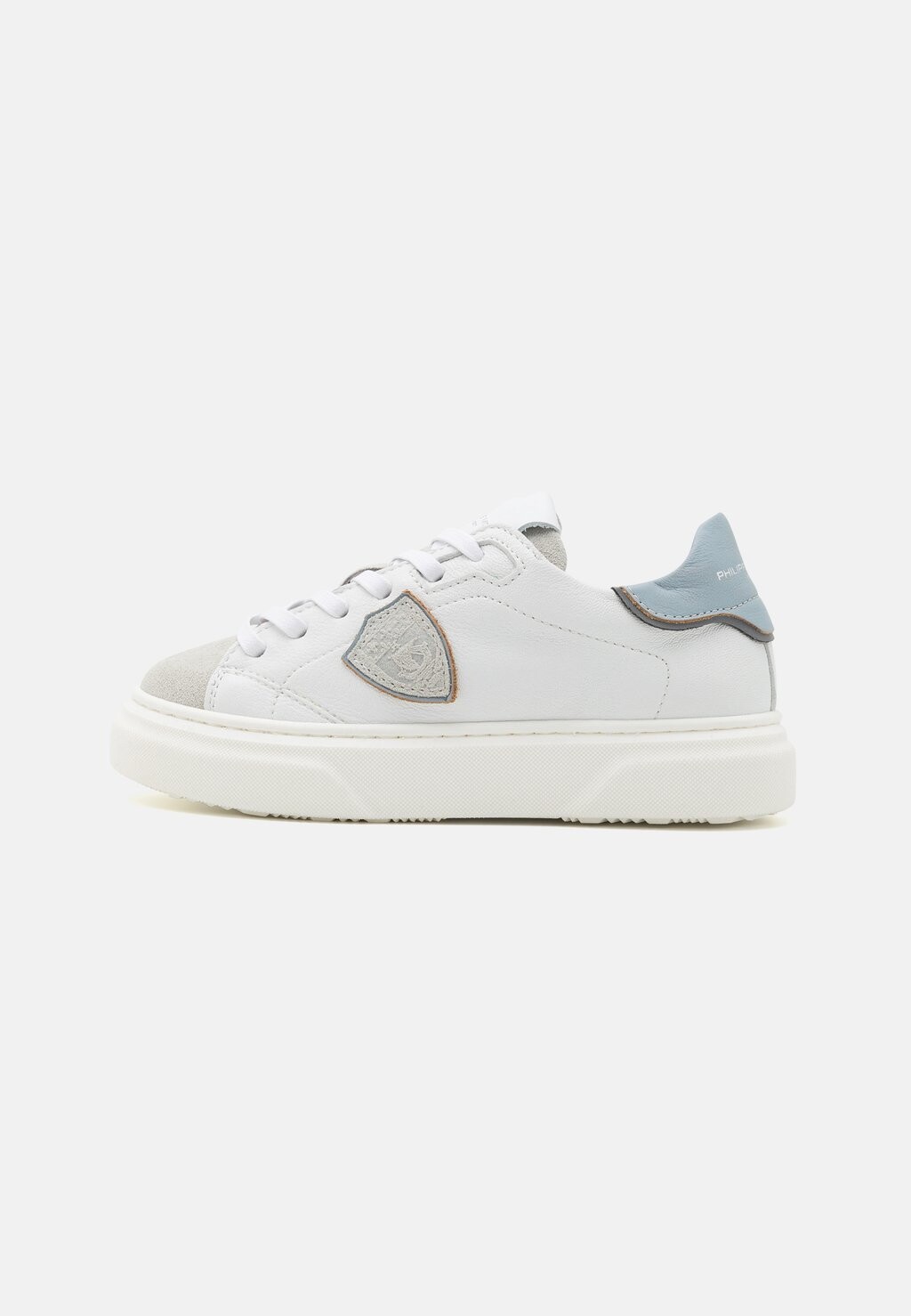 Кроссовки низкие UNISEX Philippe Model, цвет white/pearl/sky blue/grey низкие кроссовки unisex philippe model цвет white pearl green neon orange