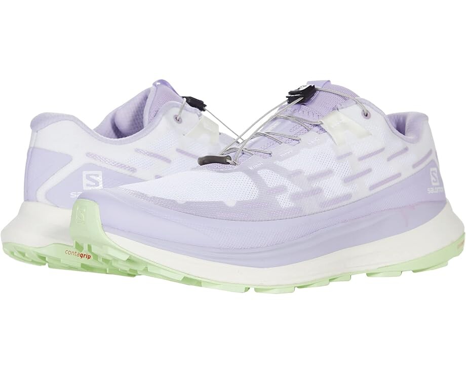 

Кроссовки Salomon Ultra Glide, цвет Lavender/White/Patina Green