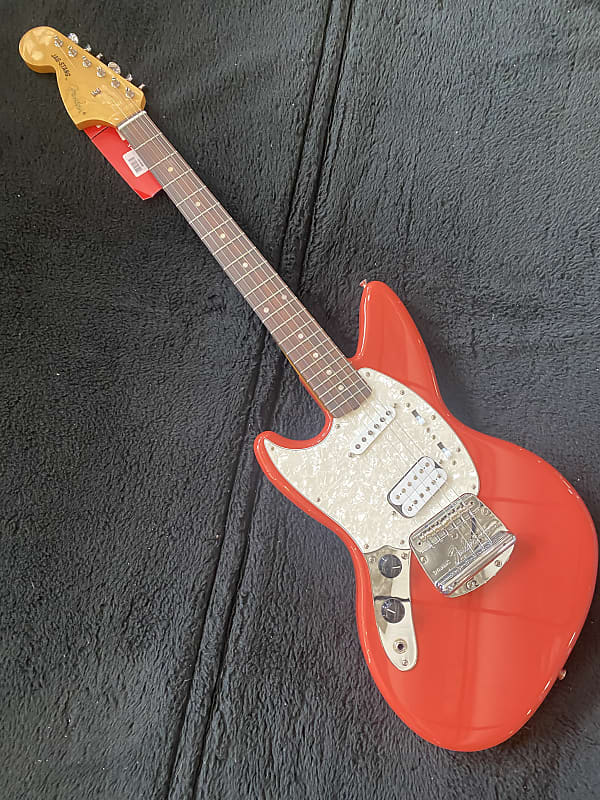 мешок для cменной обуви музыка kurt cobain 311189 Электрогитара Fender Jag-Stang Fiesta Red Left-Handed #MX21535753