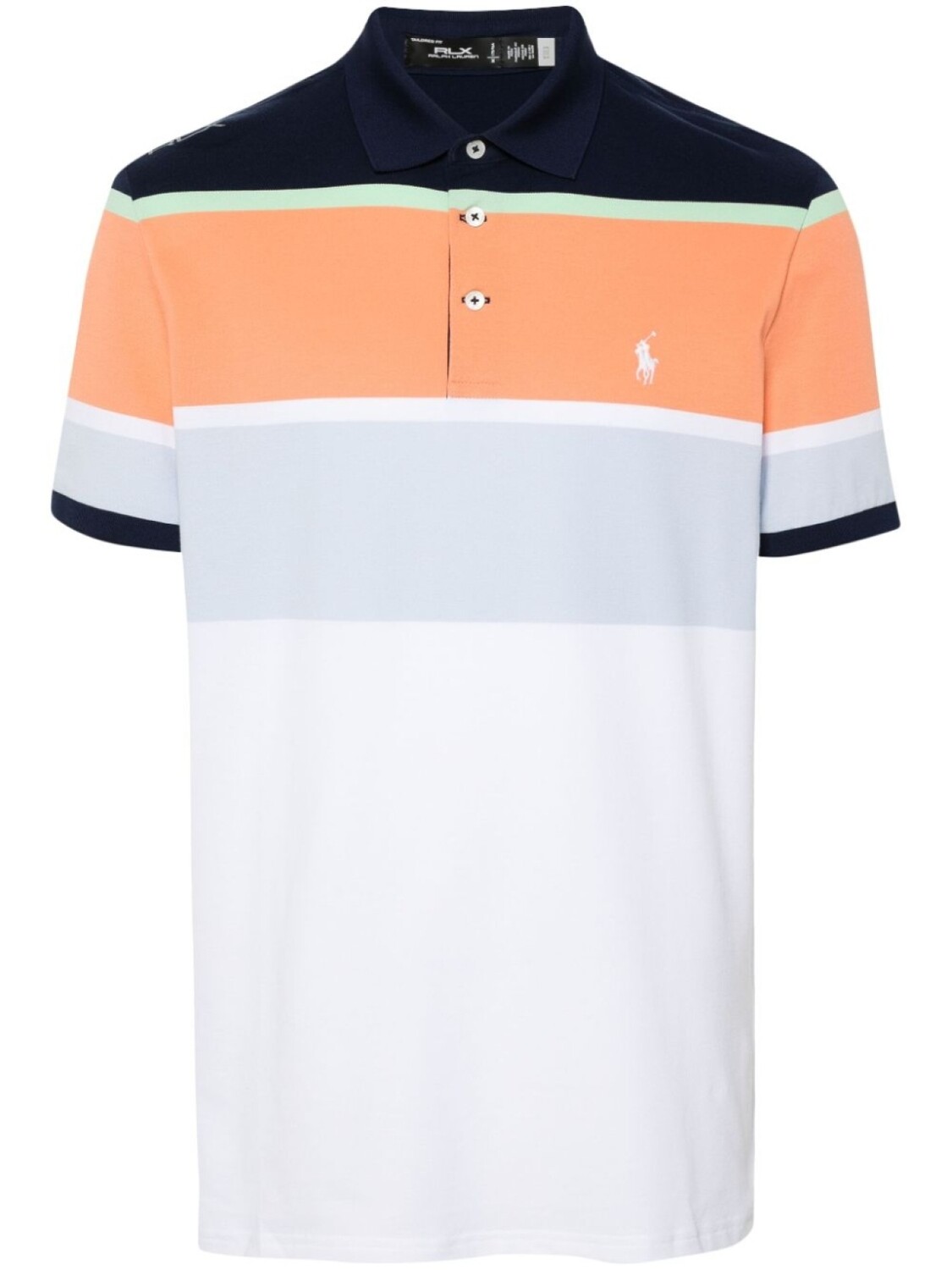 

RLX Ralph Lauren рубашка поло с вышивкой Polo Pony, белый