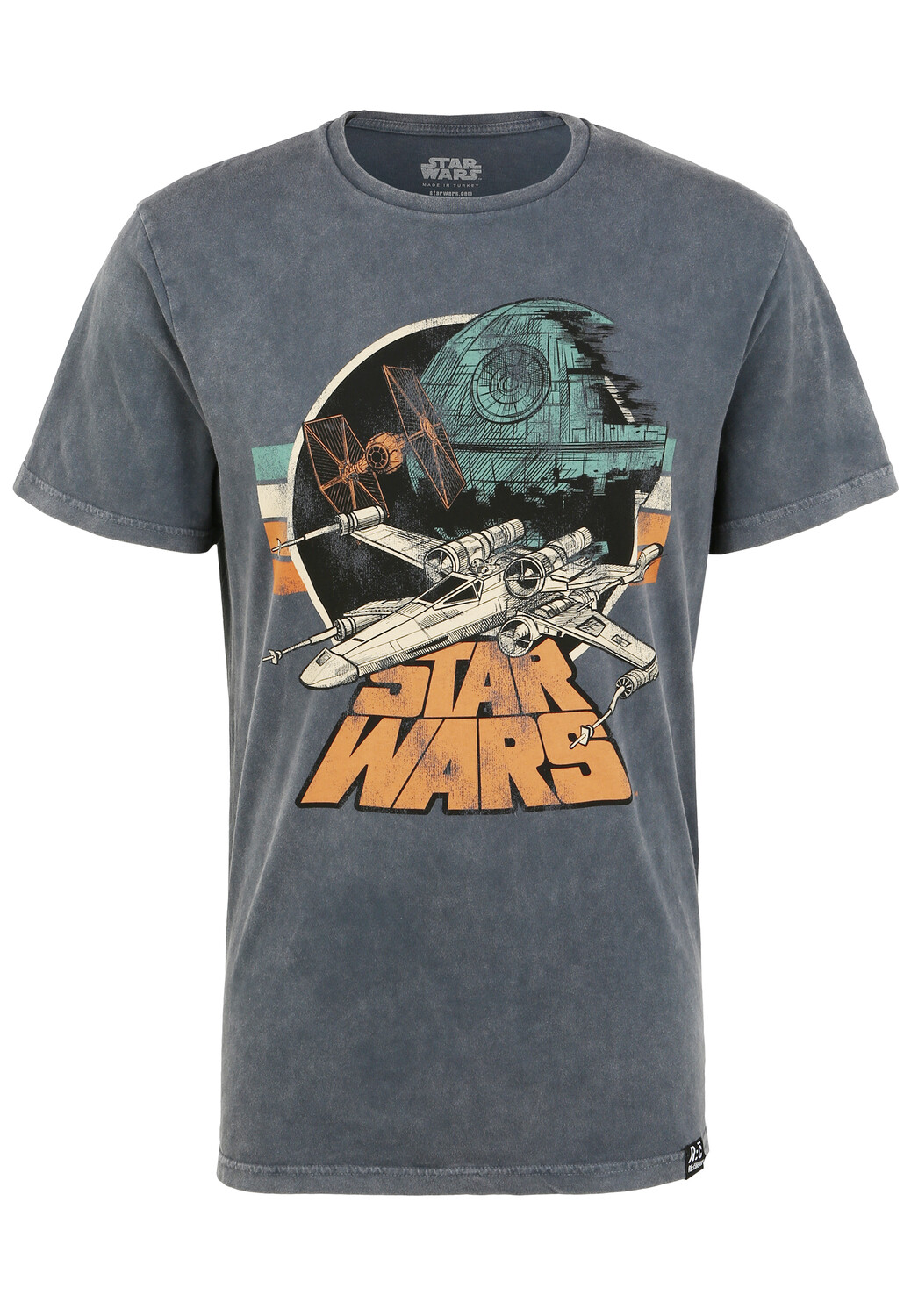 

Футболка Recovered Star Wars Empire Strikes Back Retro X Wing, серый