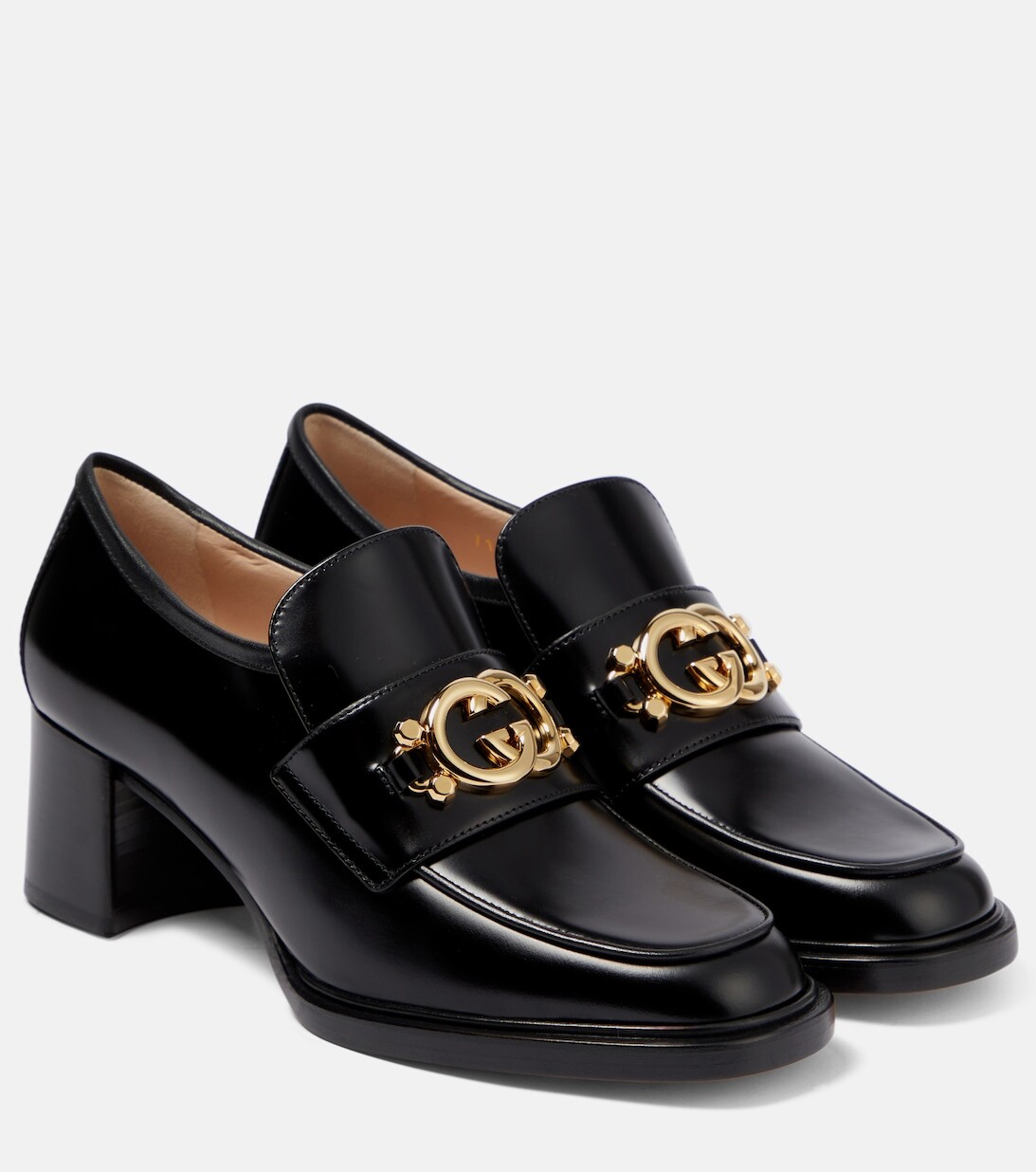 

Мокасины Interlocking G из кожи Gucci, черный