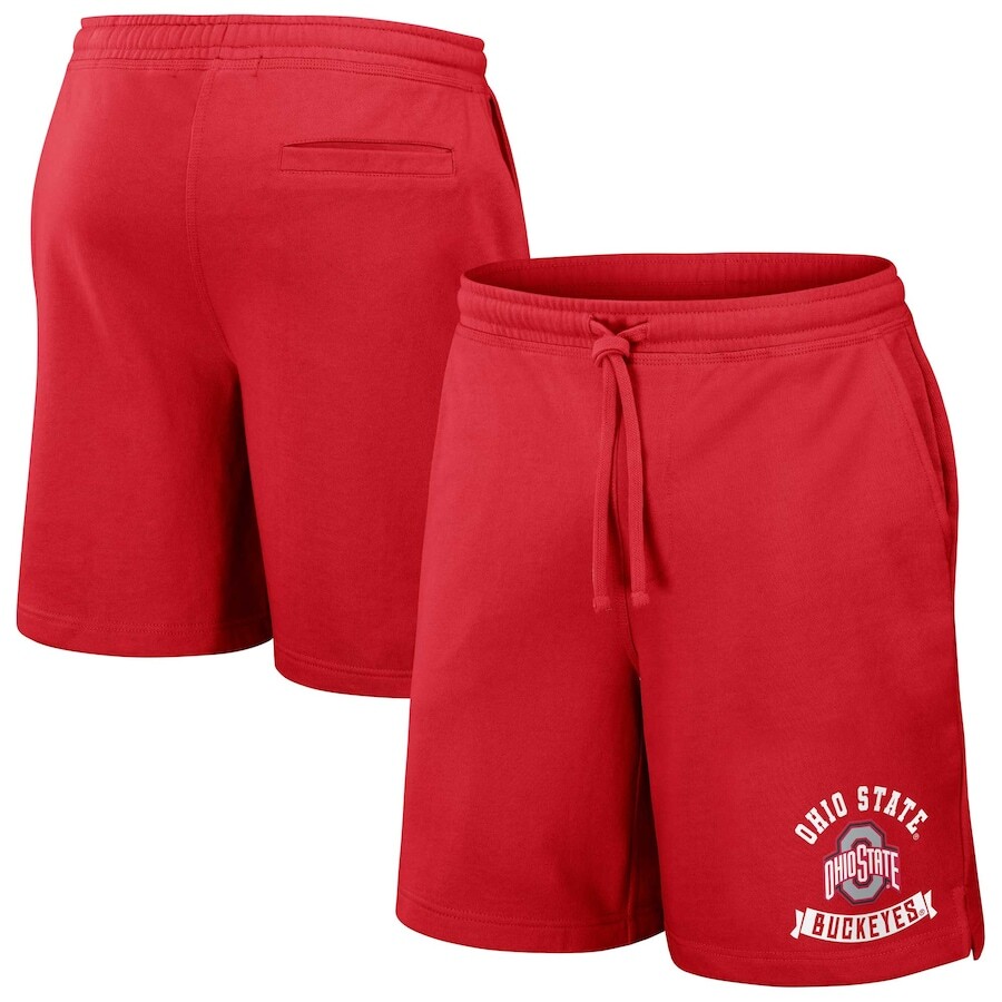 

Шорты Darius Rucker Collection by Fanatics Ohio State Buckeyes, алый
