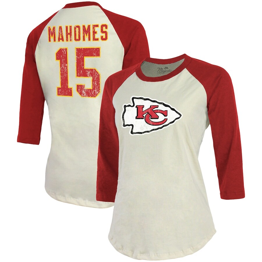 

Футболка с длинным рукавом Majestic Threads Kansas City Chiefs, кремовый