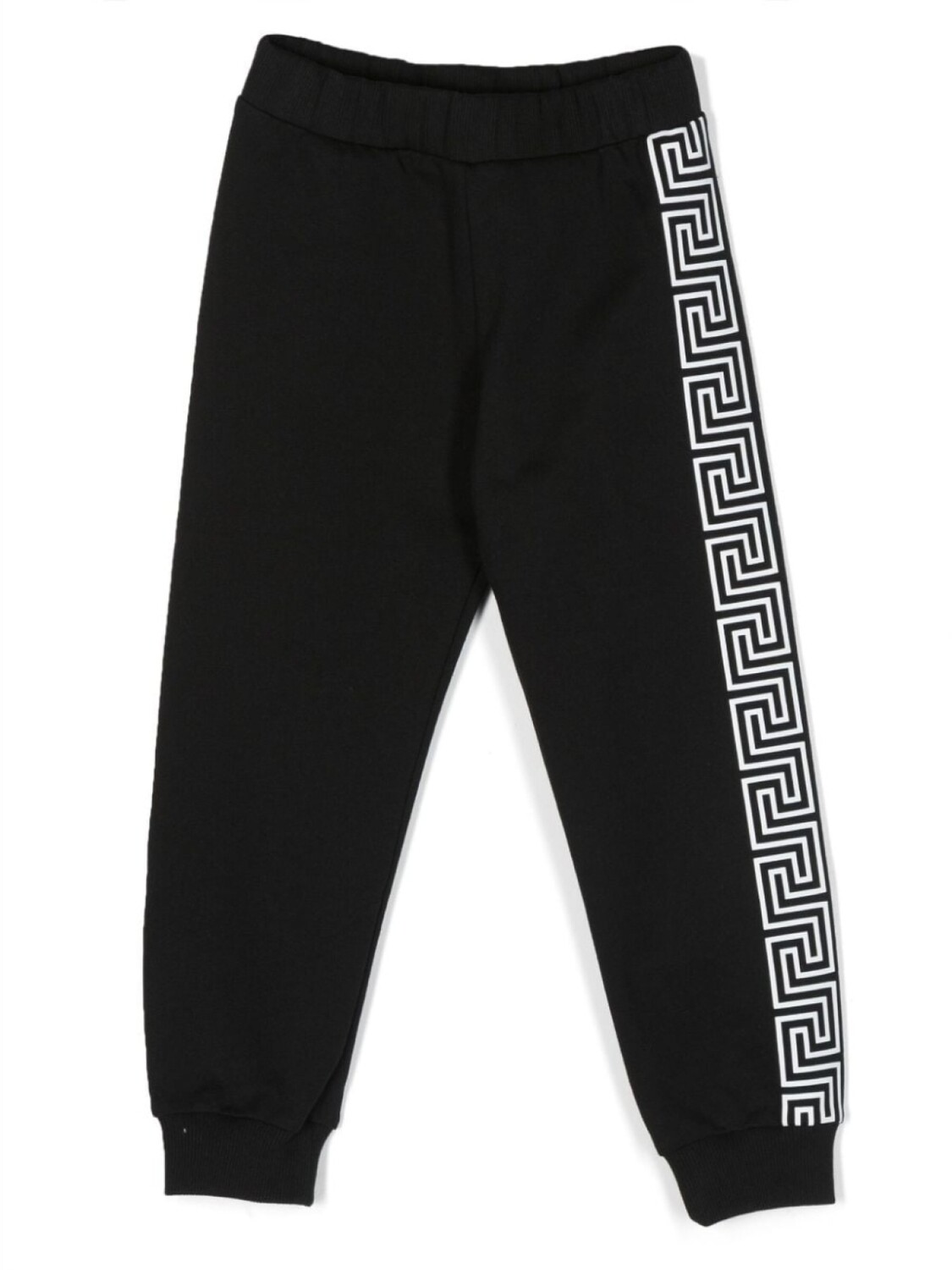 

Versace Kids спортивные брюки с монограммой, черный