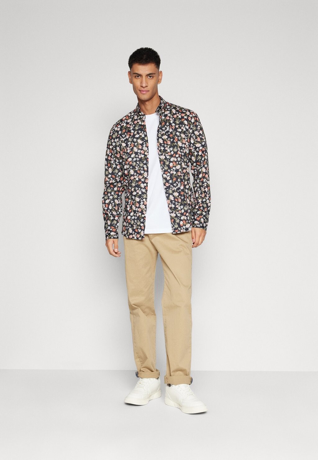 

Рубашка Floral Shirt Lindbergh, коралловый