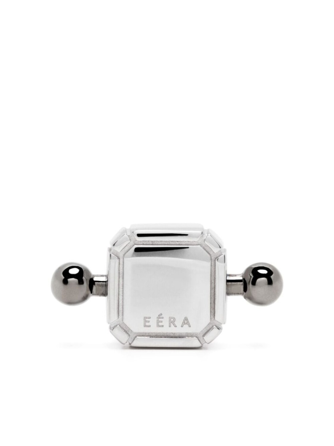 

Серьги-гвоздики Square Bar из 18-каратного белого золота EÉRA, серебряный