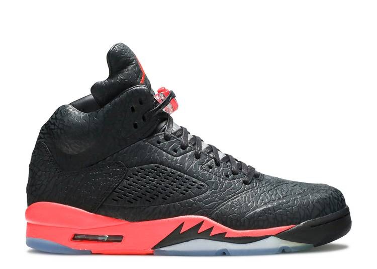 

Кроссовки AIR JORDAN 5 RETRO 3LAB5 'INFRARED', черный