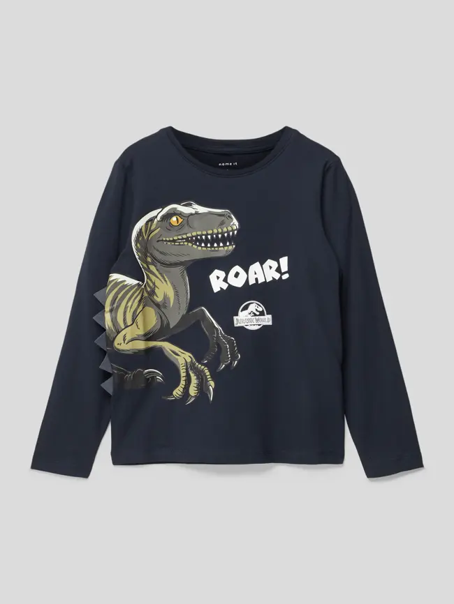 

Лонгслив с принтом модели «MNOL JURASSIC» Name It, темно-синий