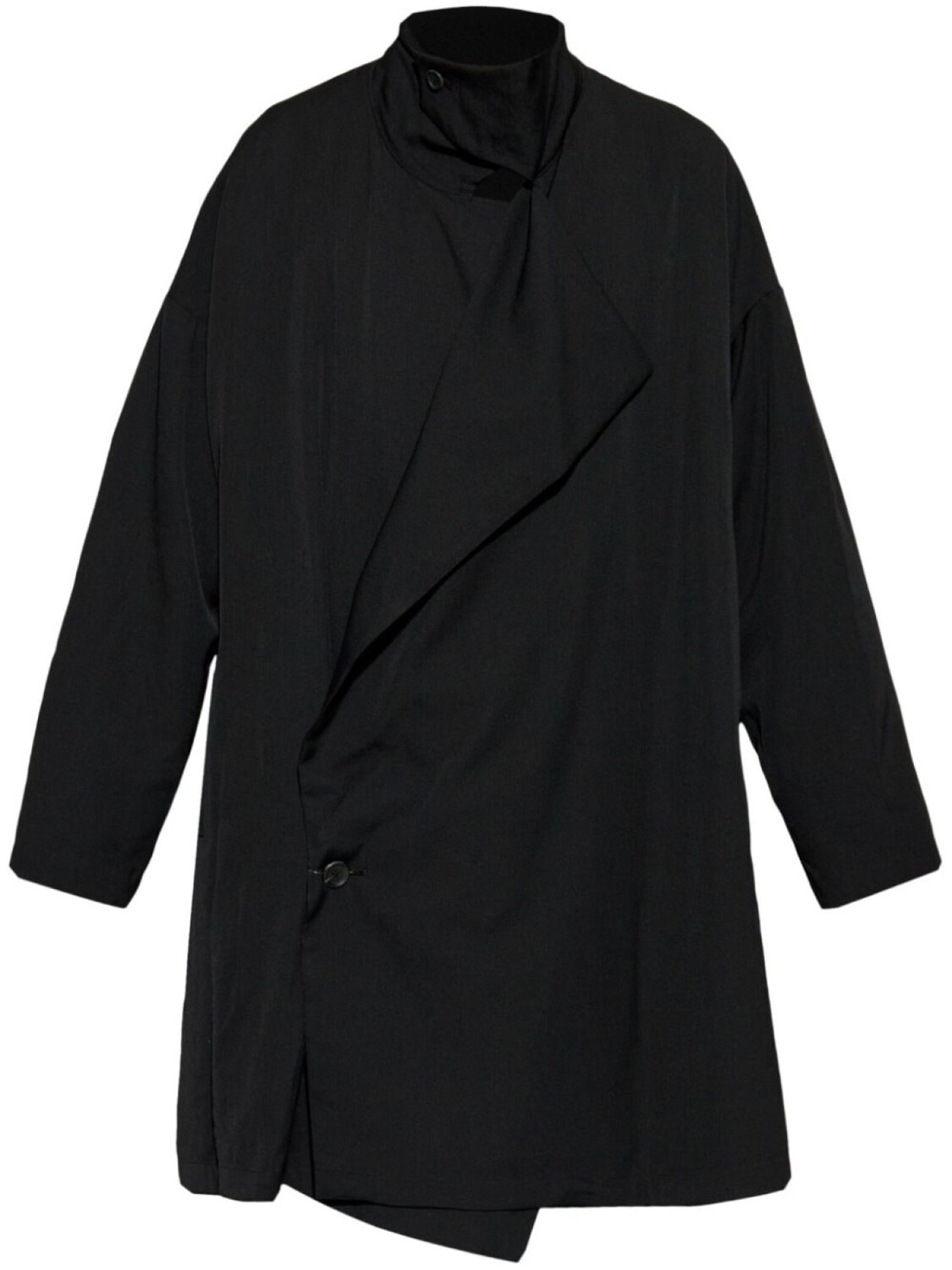 

Yohji Yamamoto пальто из шерстяного габардина, черный