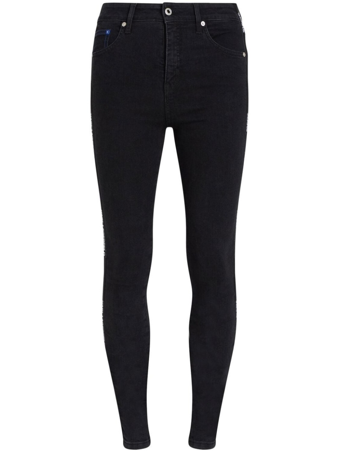 

Karl Lagerfeld Jeans джинсы скинни с логотипом, синий