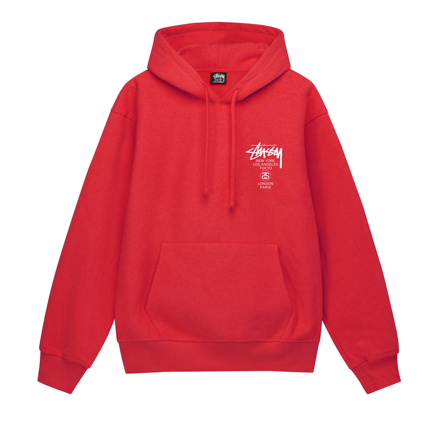 

Толстовка Stussy World Tour Красная