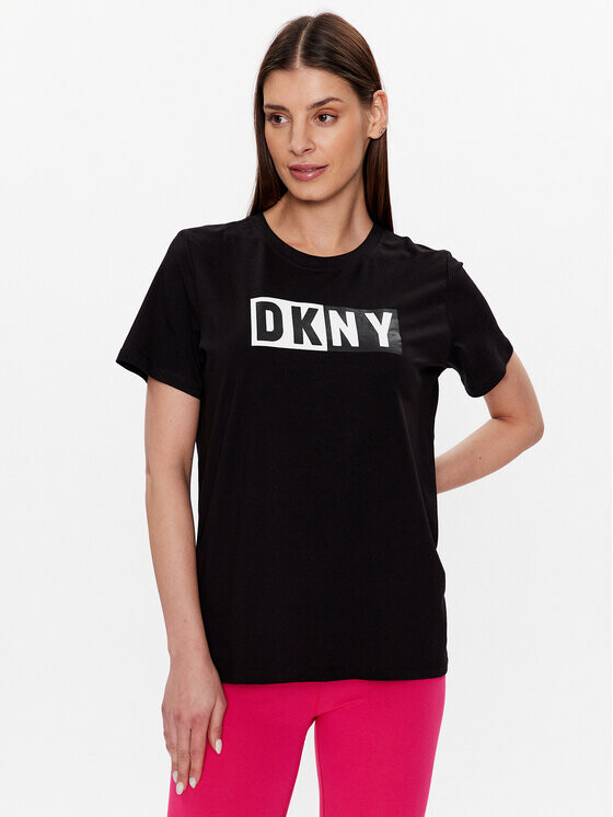 

Футболка классического кроя Dkny Sport, черный