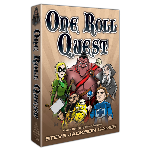 Настольная игра One Roll Quest 2Nd Edition Steve Jackson Games настольная игра steve jackson games zombie dice horde edition