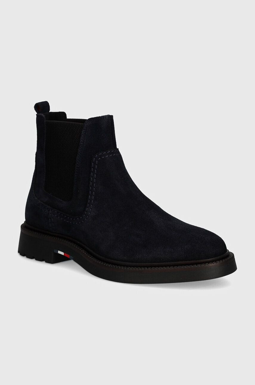 

Замшевые ботинки челси Tommy Hilfiger HILFIGER COMFORT LWT SUEDE CHEL, темно-синий