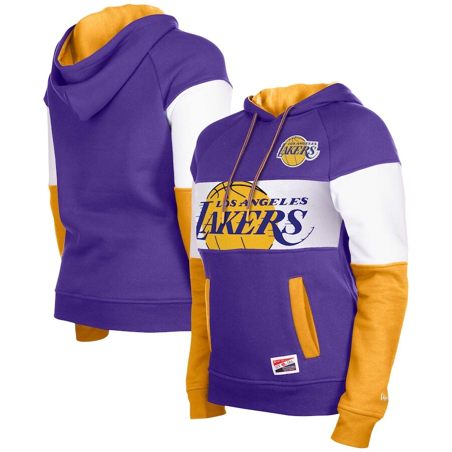 

Пуловер с капюшоном New Era Los Angeles Lakers, фиолетовый