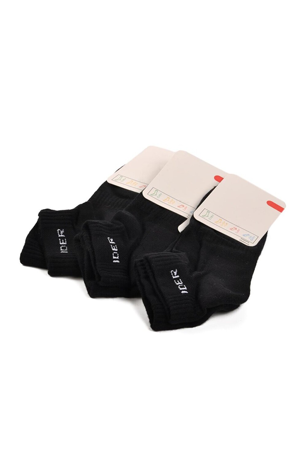 

Черные спортивные носки из трех частей Ider Booties Walkway