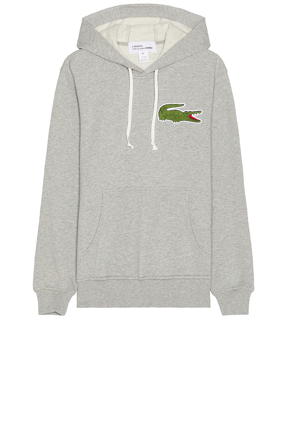 

Худи Comme Des Garcons Shirt X Lacoste, серый
