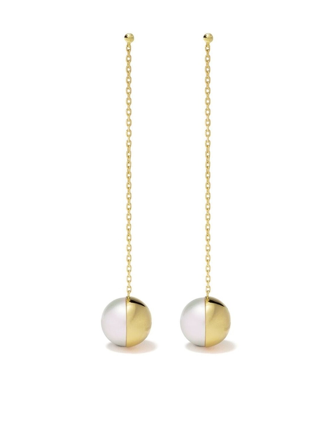 

Серьги M/G Arlequin из желтого золота с жемчугом TASAKI, золотой