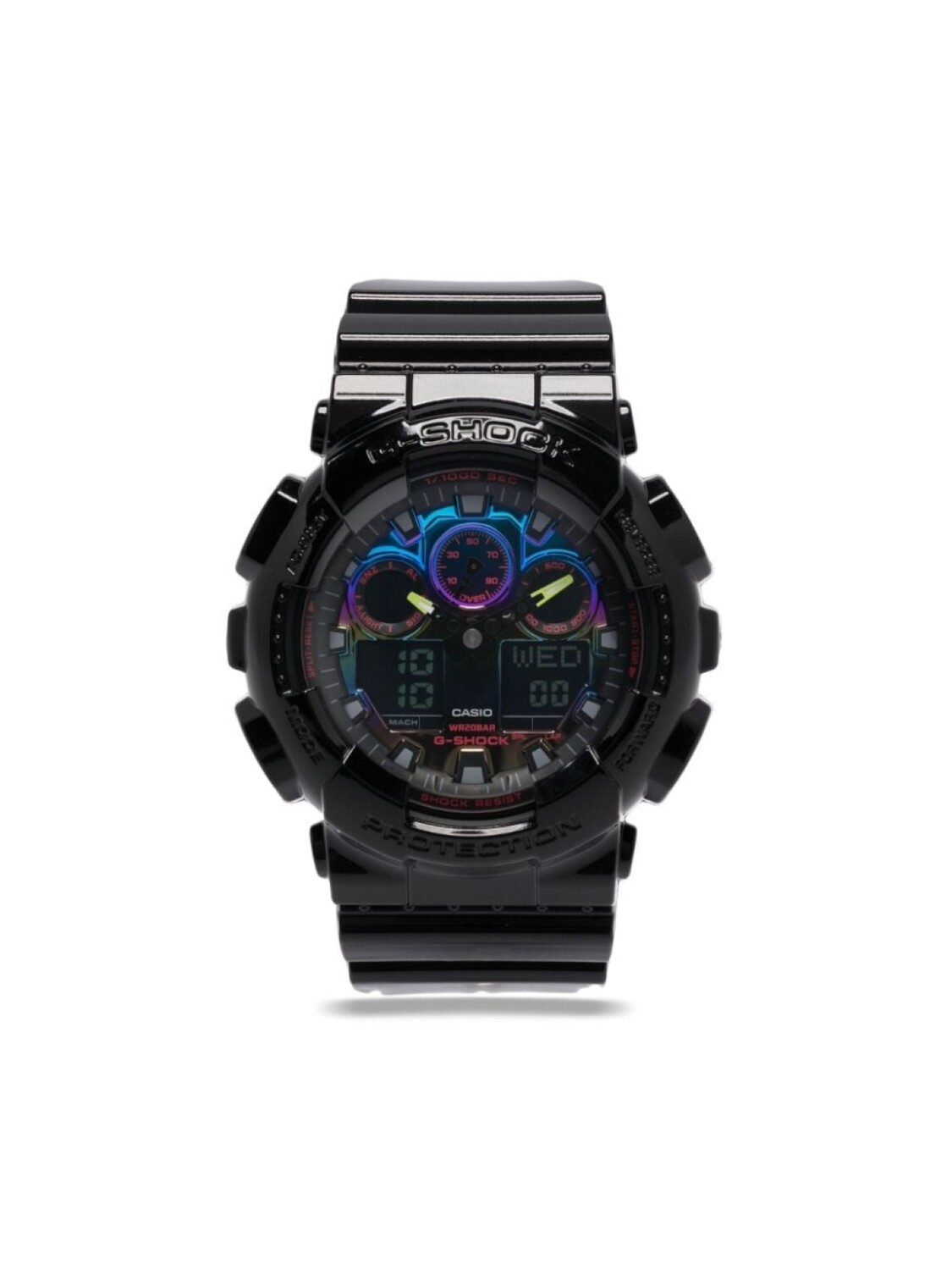 

G-Shock наручные часы GA-100RGB-1A 50 мм, черный