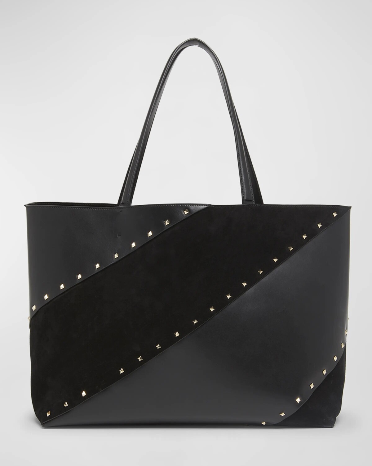 

Большая сумка-тоут Wispy Rockstud Valentino Garavani, цвет Nero