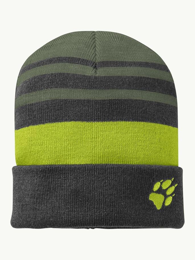 

Шапка Jack Wolfskin STRIPY KNIT K, зеленый