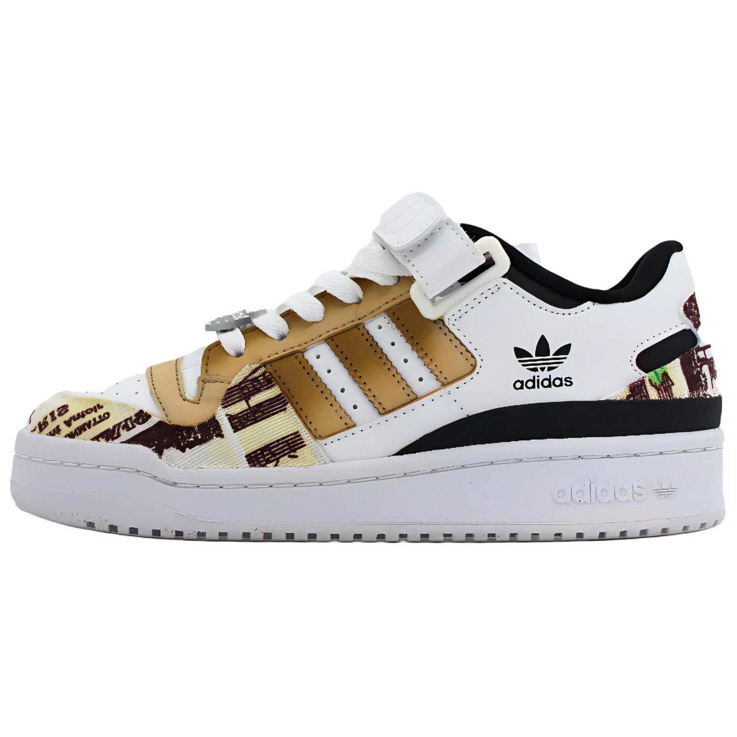 

Кроссовки adidas originals FORUM Skateboarding Shoes Women's Low-top Brown, коричневый