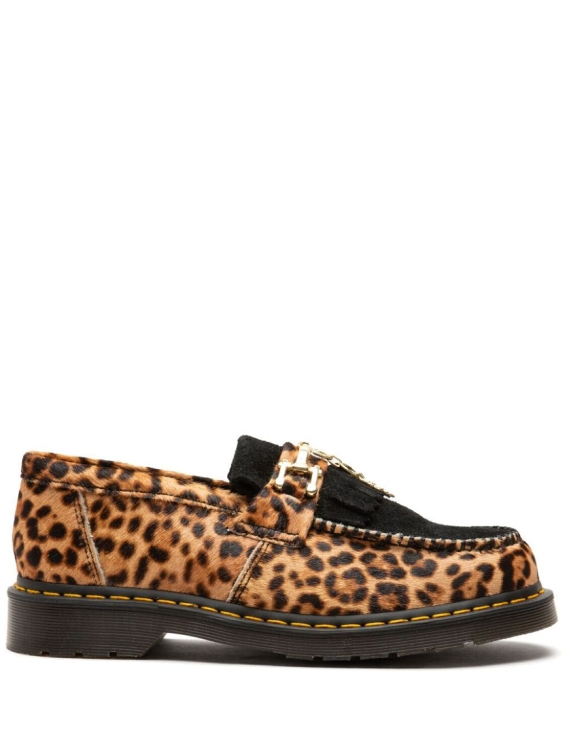 

Dr. Martens лоферы Adrian с леопардовым принтом, коричневый