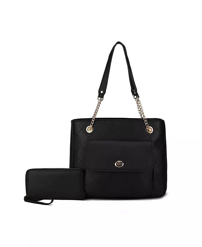 

Сумка через плечо и кошелек Jenna — 2 предмета от Mia k Mkf Collection, черный