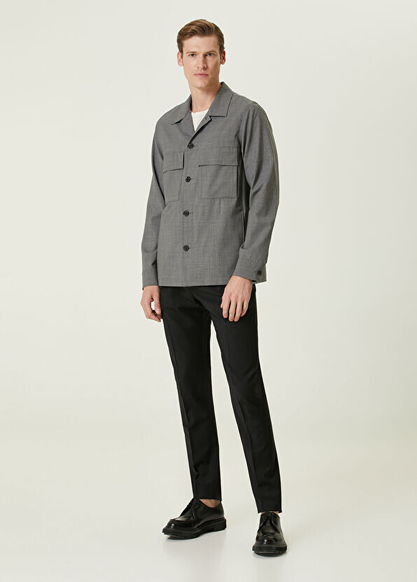 

Шерстяные брюки Paul Smith, черный