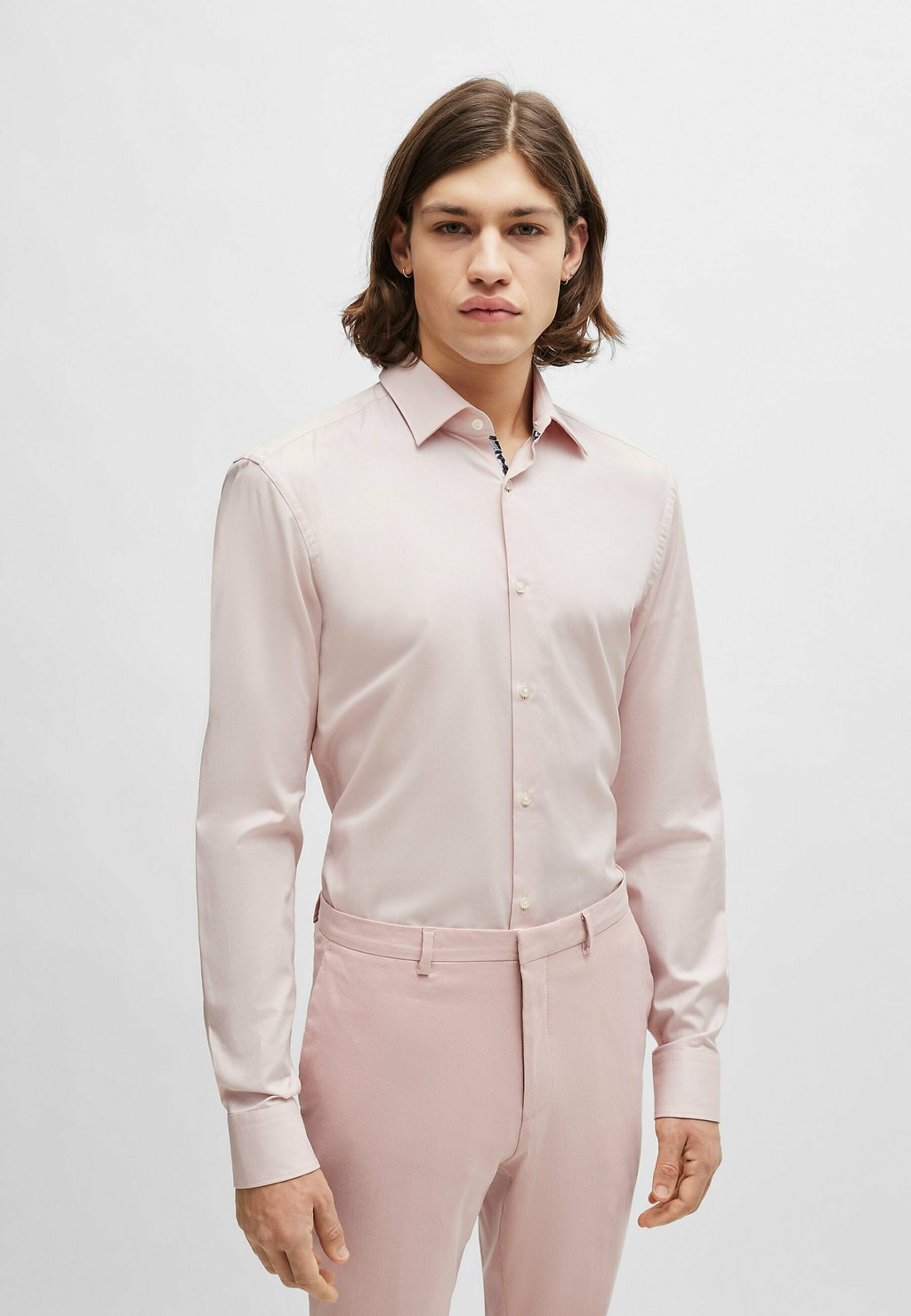Рубашка деловая KOEY HUGO, светло-розовый