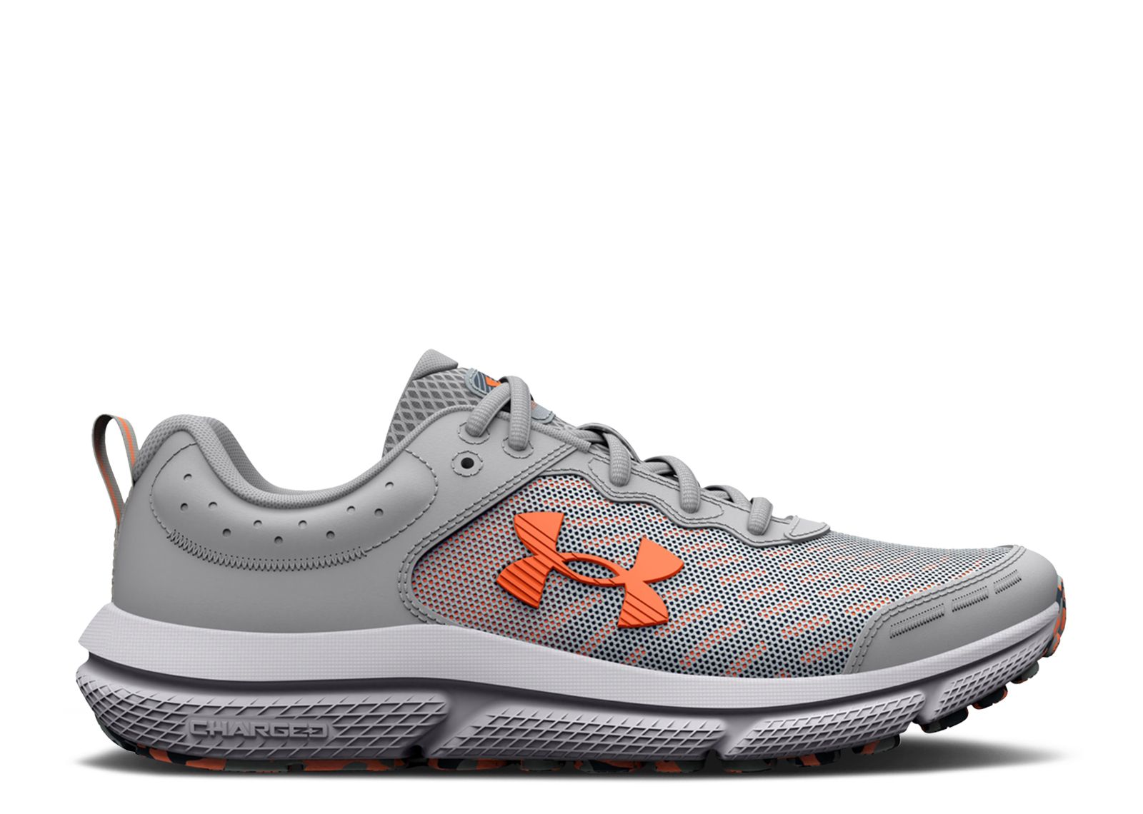 Кроссовки Under Armour Assert 10 Ac Gs 'Mod Grey Orange Blast', серый