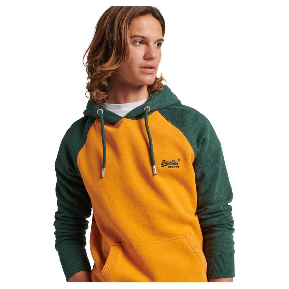 

Худи Superdry Vintage Logo Emb Baseball, желтый
