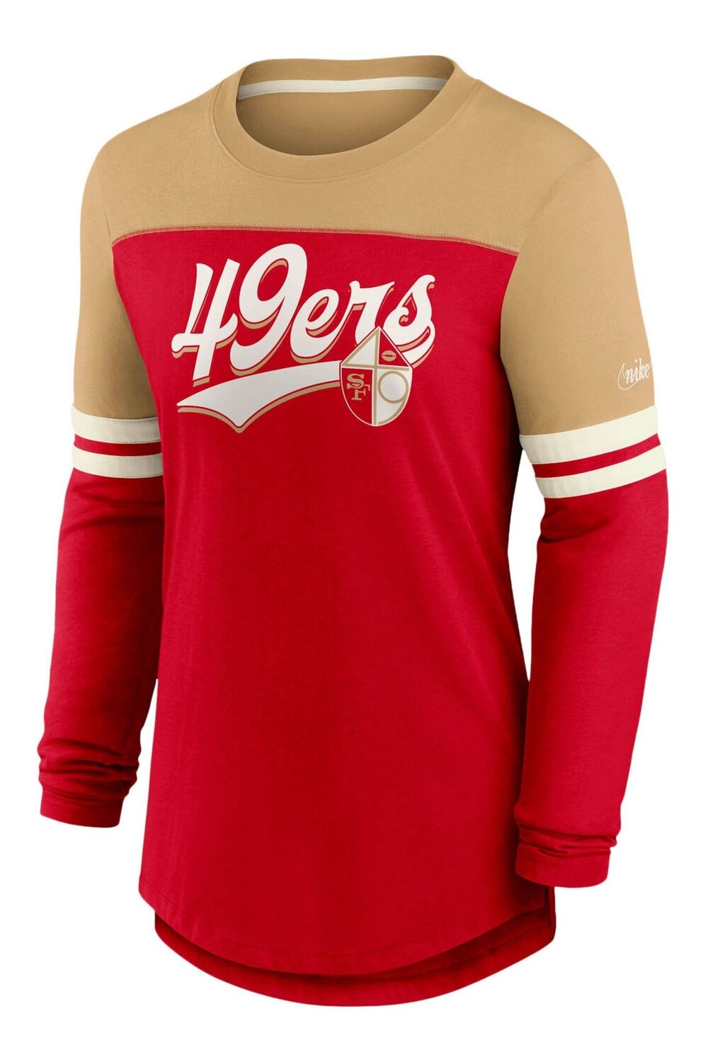 

Женская футболка с длинным рукавом Fanatics San Francisco 49ers Dri-FIT Nike Nike, красный