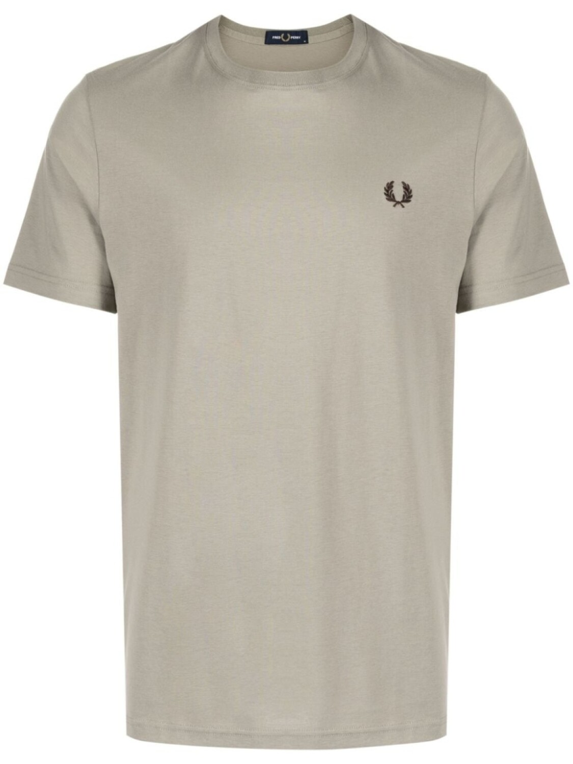 

Футболка Ringer с вышитым логотипом Fred Perry, серый