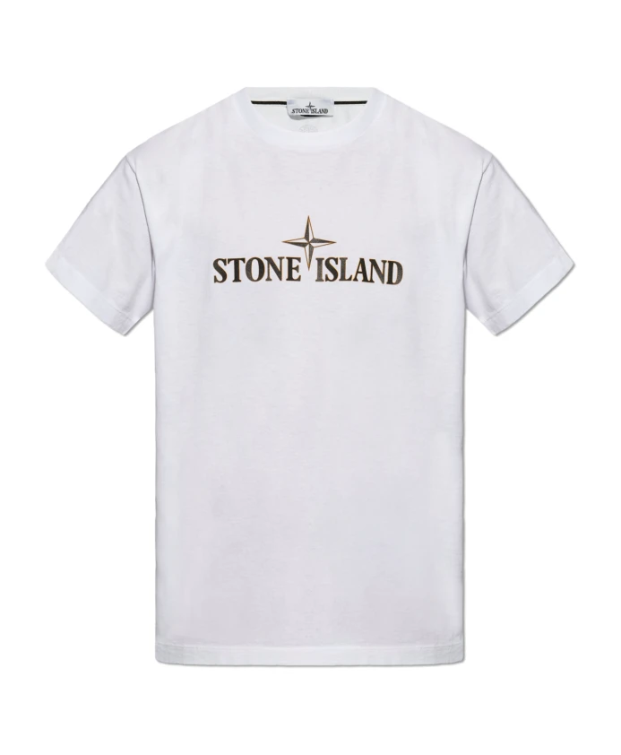 

Футболка с логотипом Stone Island, белый